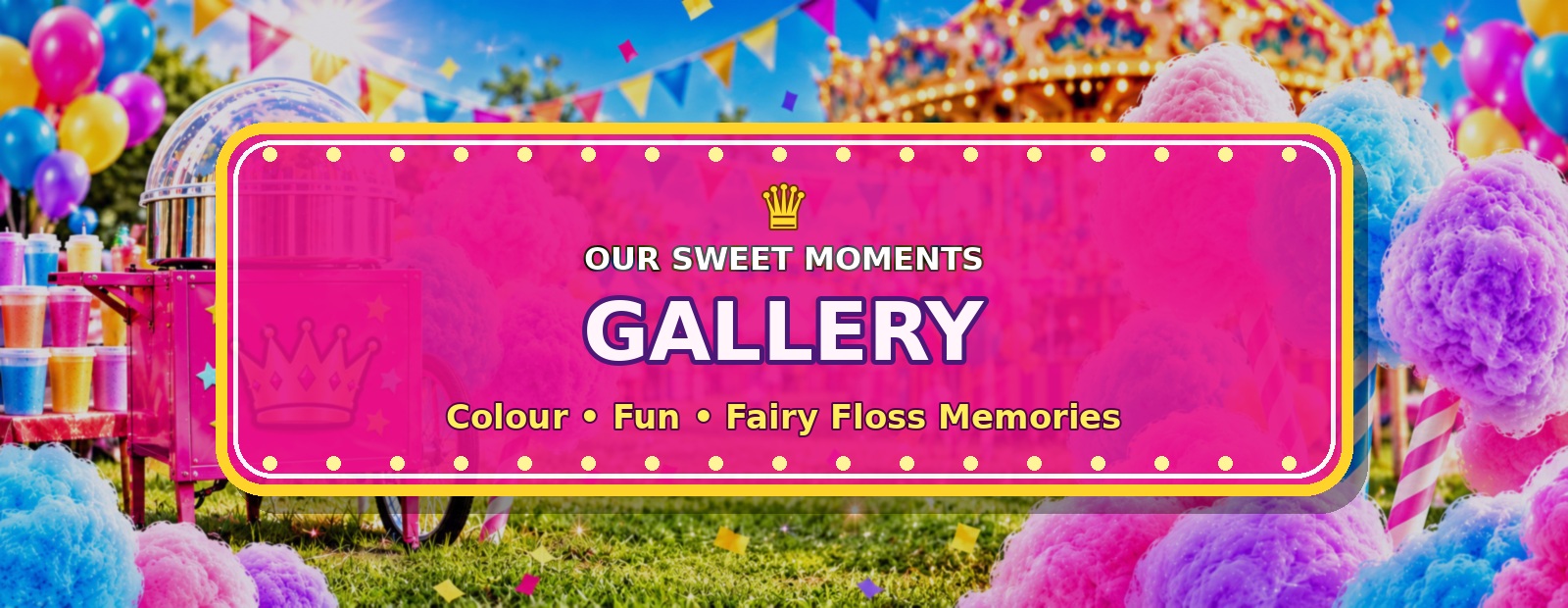 Colourful carnival Gallery banner